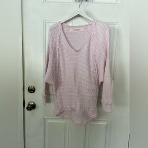 We The Free Light Pink Long Sleeve Top